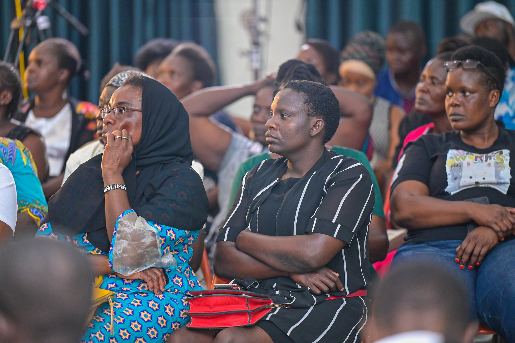 Women listening from the audience at Aga Khan Hall